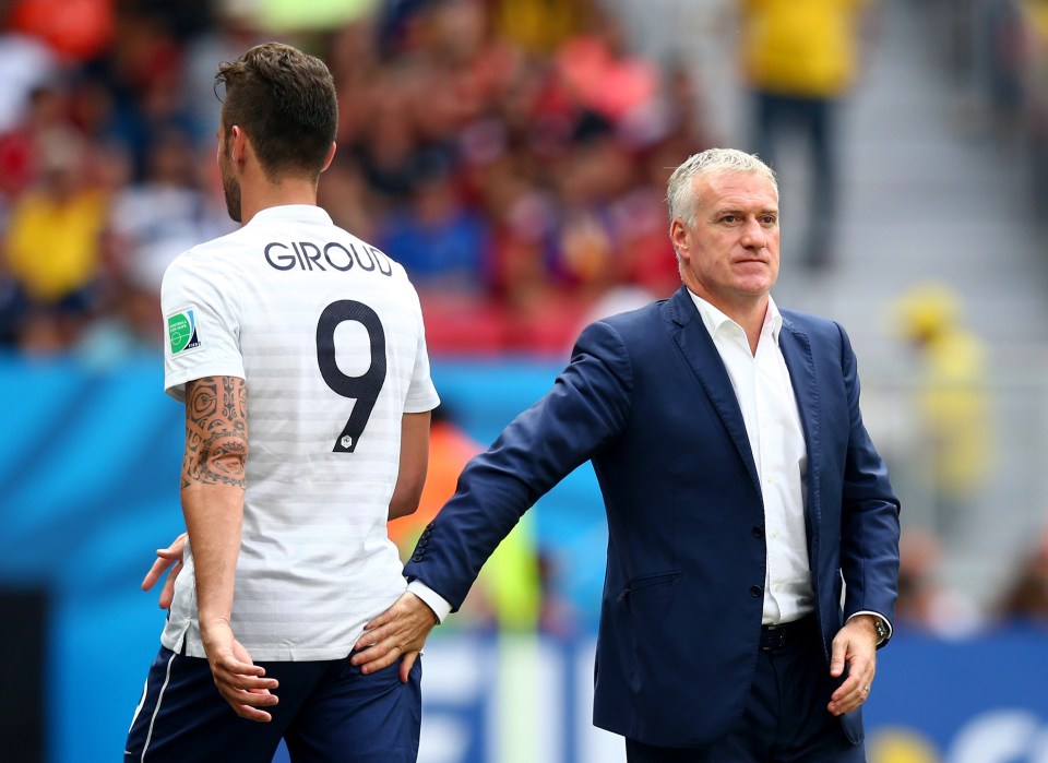 Didier Deschamps has repeatedly bemoaned Olivier Giroud's lack of gametime