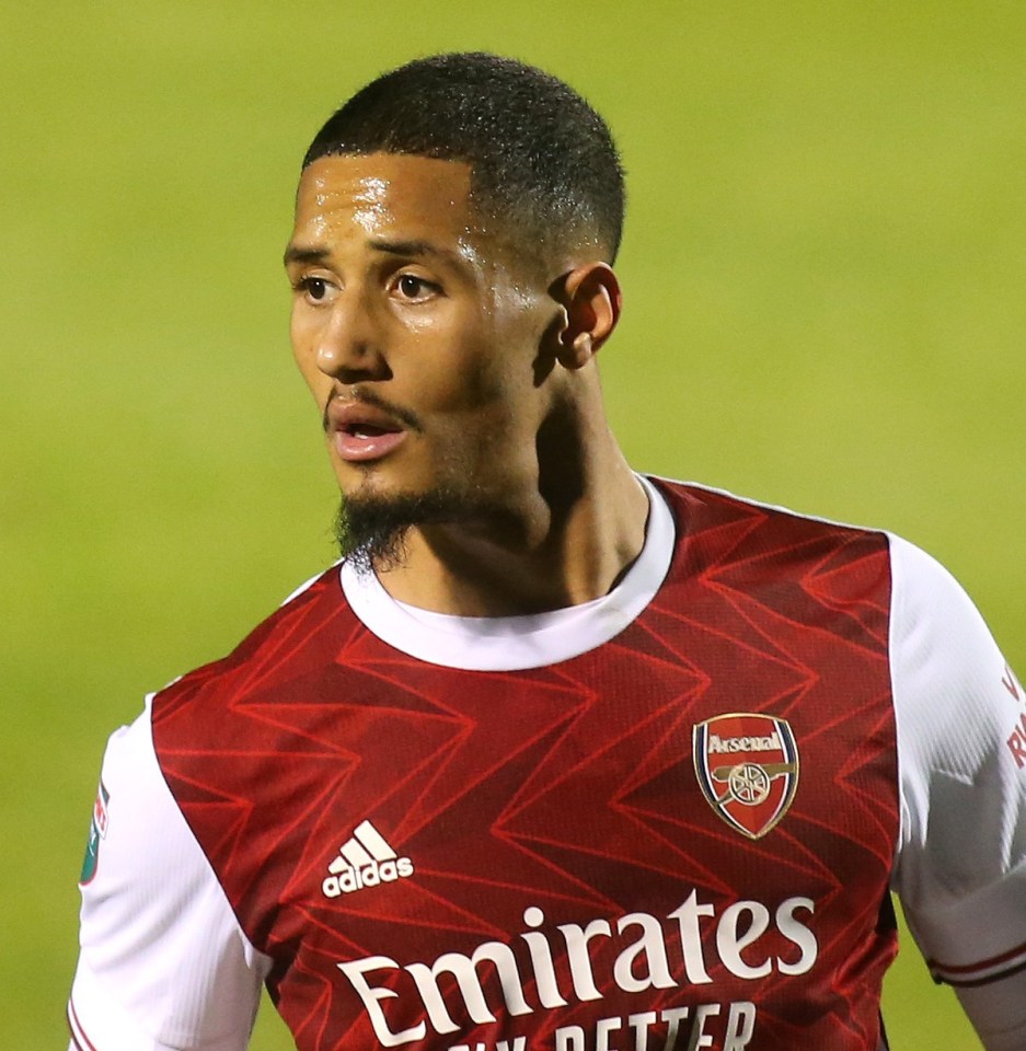 William Saliba is reportedly a January loan target for Nice boss - and Arsenal legend - Patrick Vieira