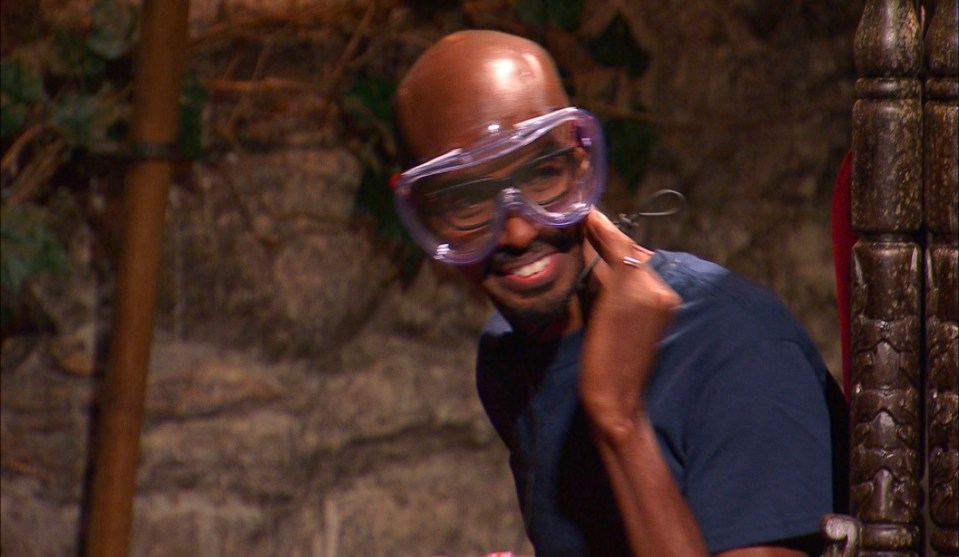 Mo Farah was credited for ‘dancing’ to get away from the falling bugs on I’m A Celebrity