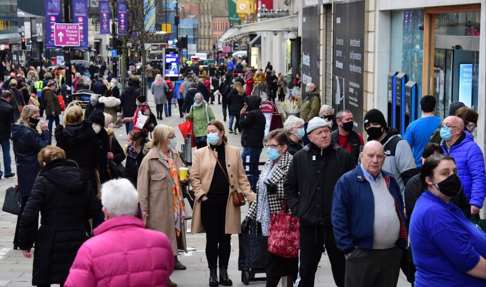 Huge crowds descended to Newcastle city centre 