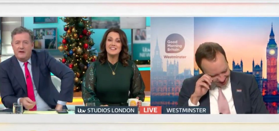 Matt Hancock got emotional and teary-eyed on GMB this morning 