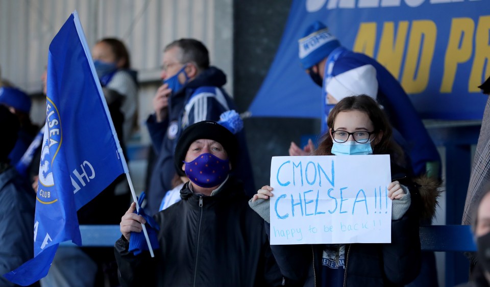 Blues fans returned to Kingsmeadow for the first time since February 