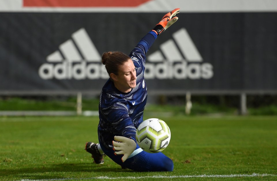 Ann Katrin-Berger was nominated for a Best Fifa Women's Goalkeeper award which went to Lyon's Sarah Bouhaddi