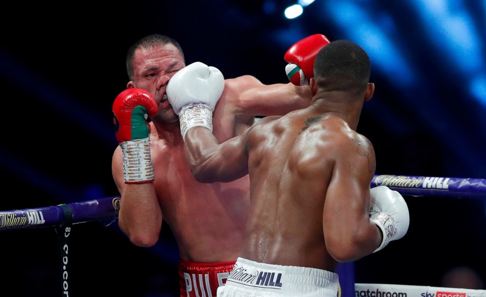 Pulev was met with some power punches throughout