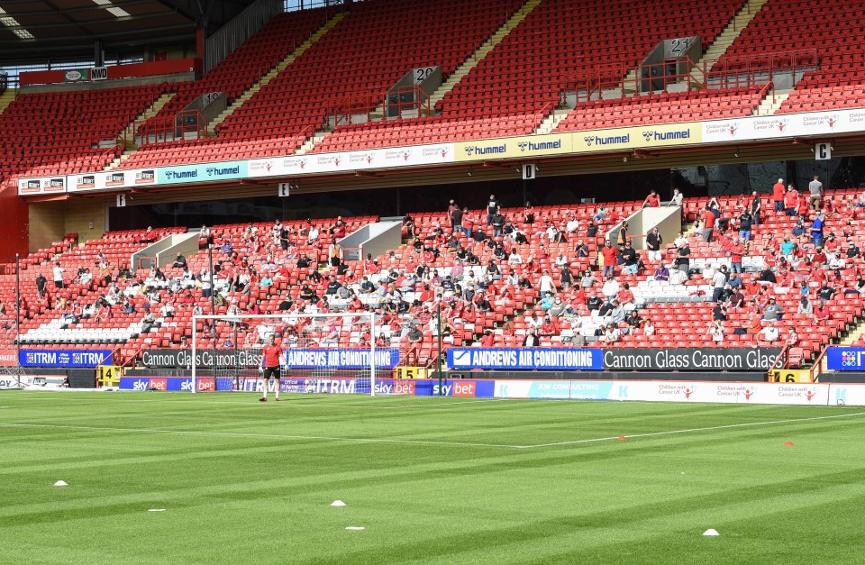 Charlton are due to welcome fans back having hosted 1,000 supporters for a September trial game