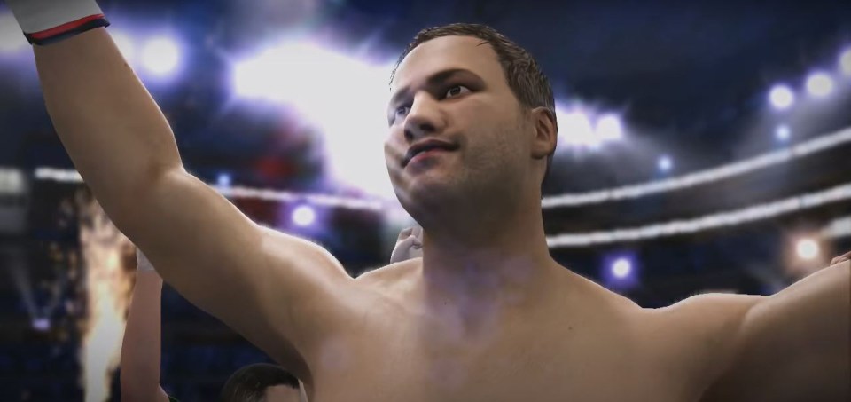 The virtual Bulgarian was victorious after a tenth round KO