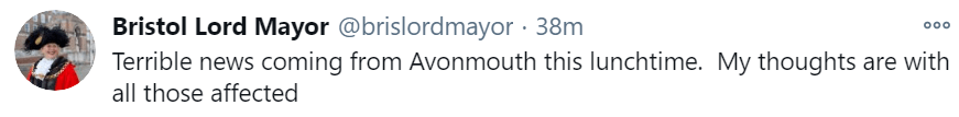 The lord mayor said his thoughts are with everyone affected