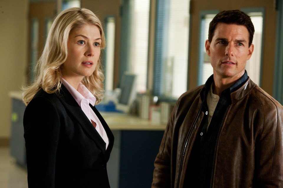 Rosamund Pike won the role of Helen Rodin alongside Tom in Jack Reacher (2012)