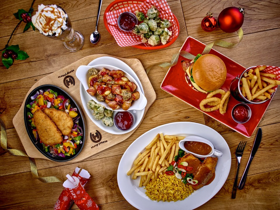 The Hungry Horse Christmas menu is packed with festive twists on pub classics