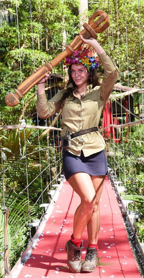 Vicky Pattison after winning I'm A Celebrity in 2015