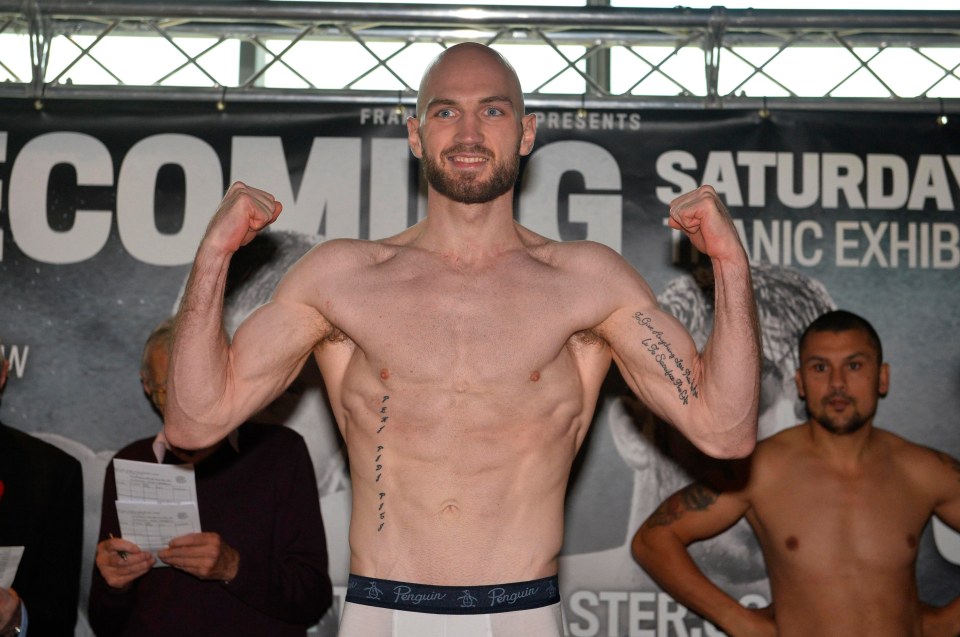 Steven Ward made his cruiserweight debut in September