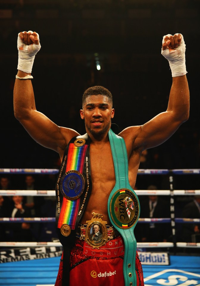 Anthony Joshua beat Dillian Whyte in his final bout before fighting for a world title