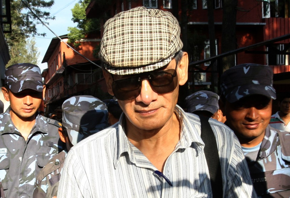 Charles Sobhraj is thought to have murdered around 20 tourists in Asia and India