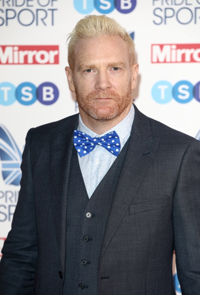 Former Olympian Iwan Thomas was left shaken up after a vehicle hit his stationary car