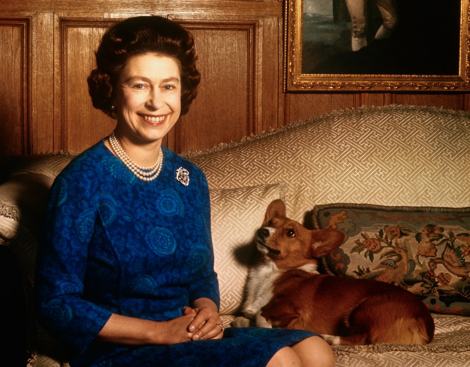 The Queen's love of corgis is well documented over the years