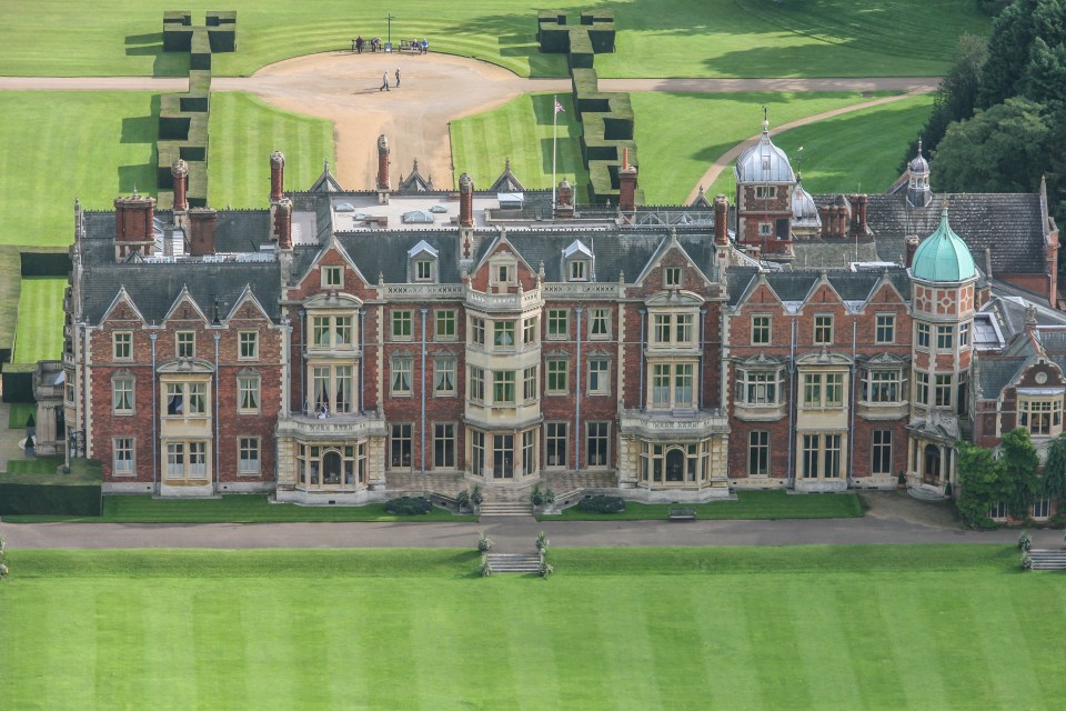 The Queen's country residence in Sandringham, England