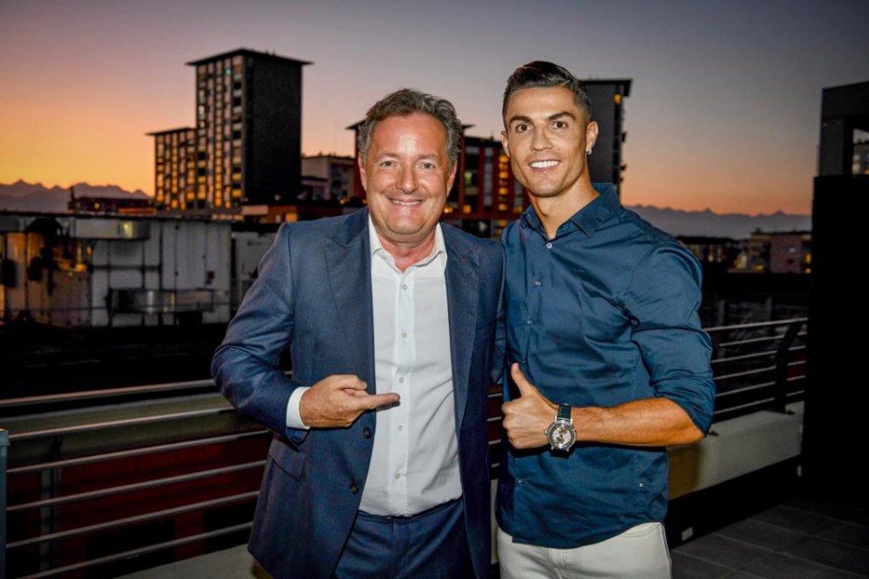 Piers and Cristiano hit it off in an interview