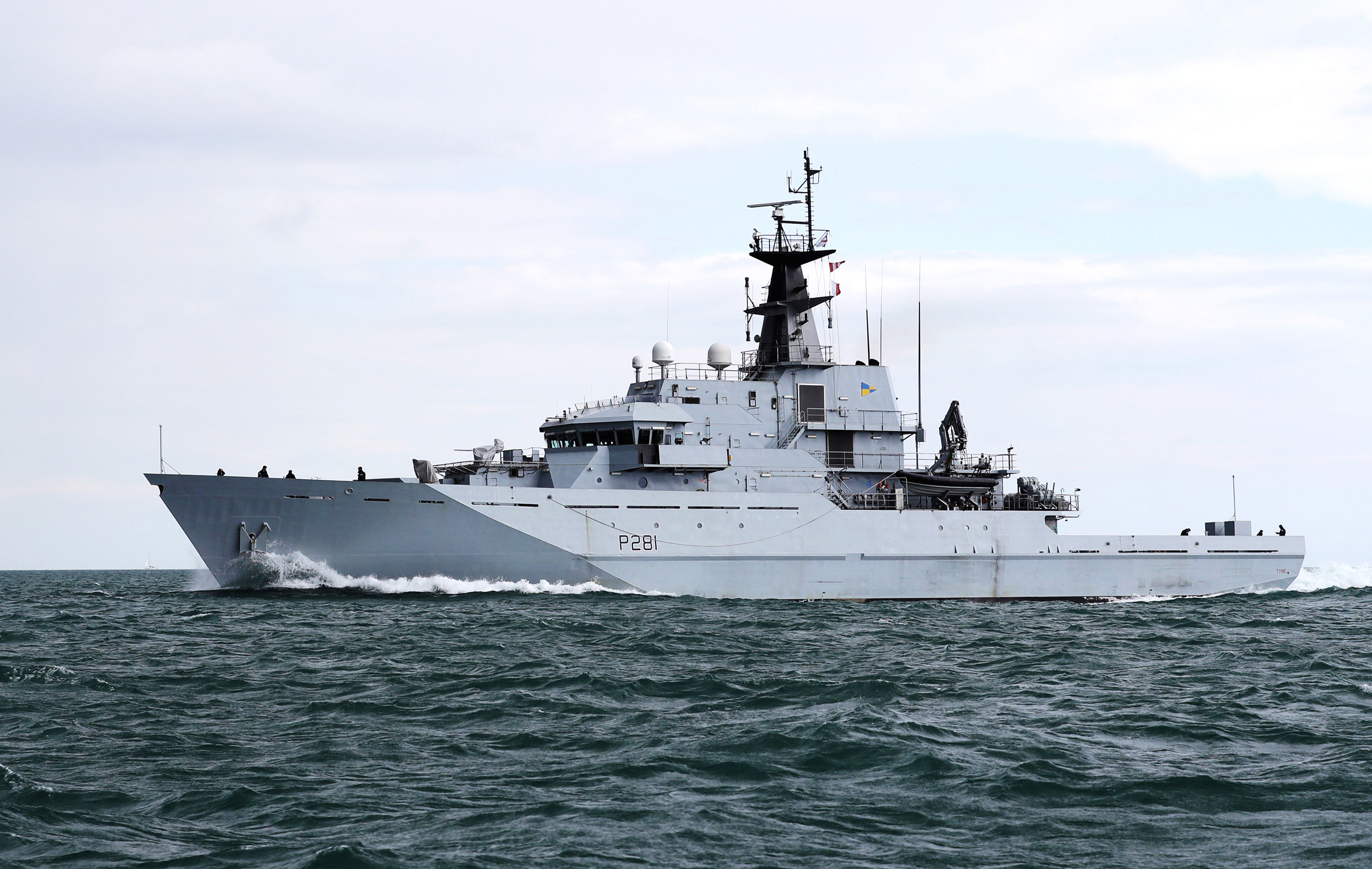 HMS Tyne could be deployed in the event of a no-deal Brexit