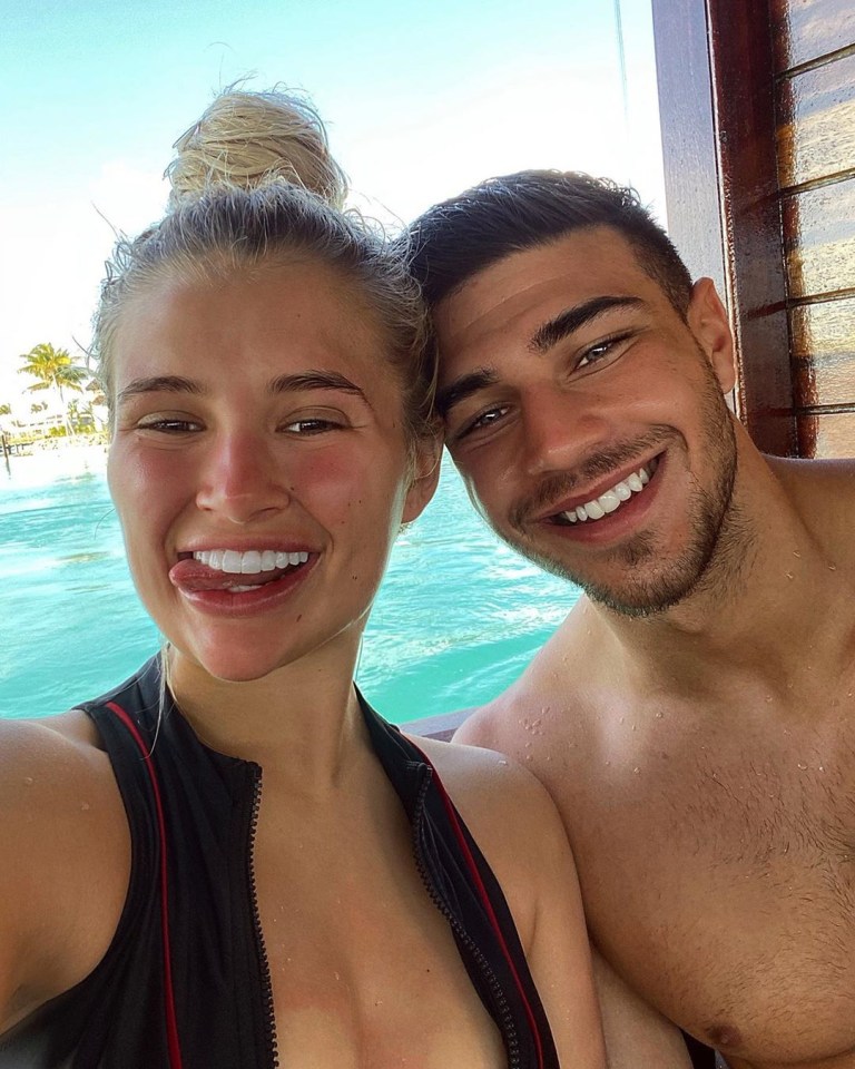 Molly-Mae Hague and Tommy Fury, both 21, are on holiday in the Maldives