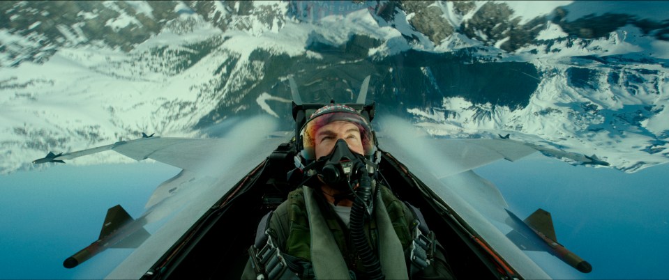 Tom Cruise is taking off again as US Air Force test pilot Pete 'Maverick' Mitchell