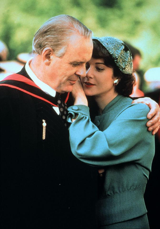 Debra Winger in 1993 film Shadowlands in which Anthony Hopkins starred as author CS Lewis