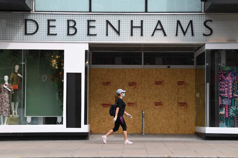 Debenhams is set to close all 124 shops permanently