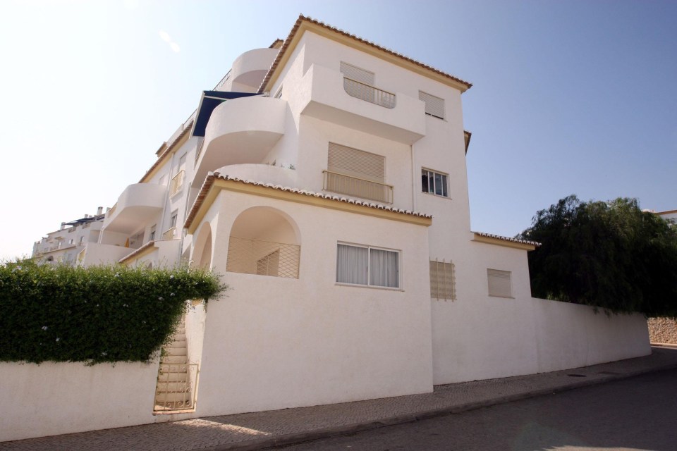 The McCanns were staying in this apartment in the Algarve when Maddie vanished