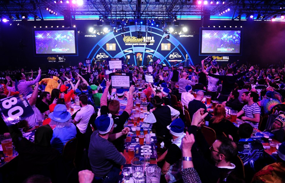 Fans will be allowed into the Ally Pally for just ONE session after London was moved into Tier 3