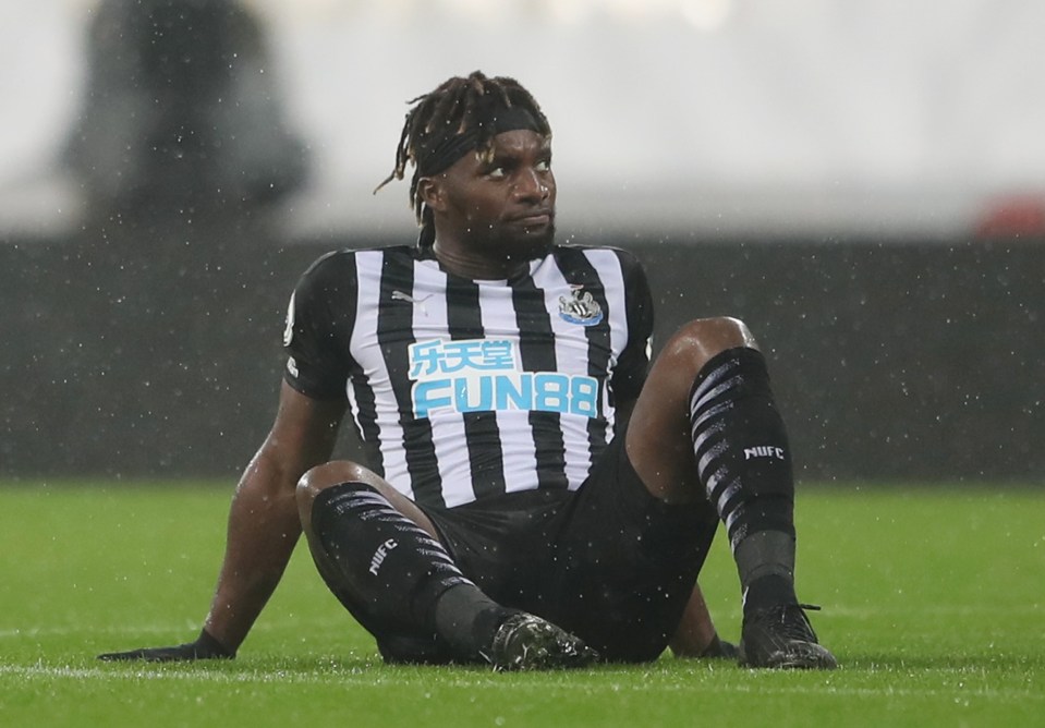 Allan Saint-Maximin has not featured for Newcastle since November 21