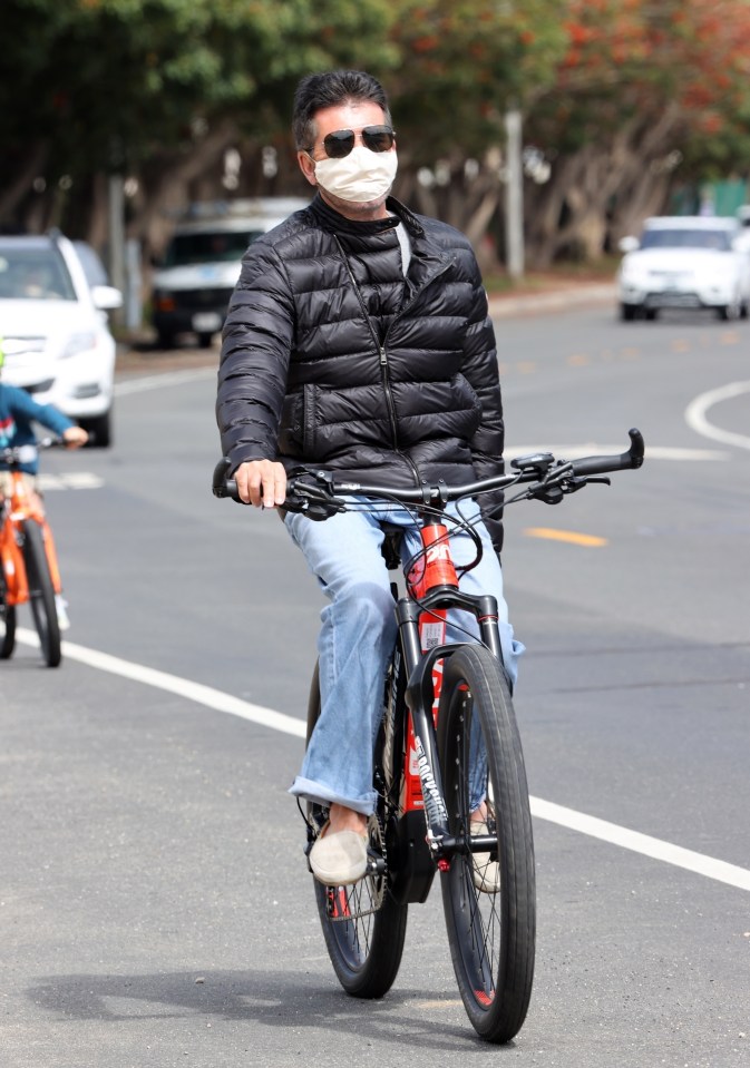 Simon was forced to miss live shows when he broke his back falling off an electric bike in LA