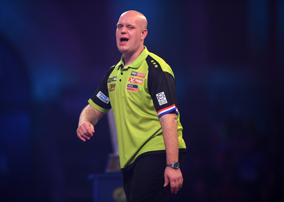 Michael van Gerwen was defeated in the final