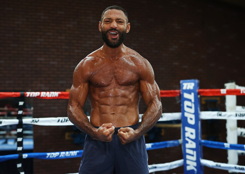 Kell Brook pictured before his fight with Terence Crawford