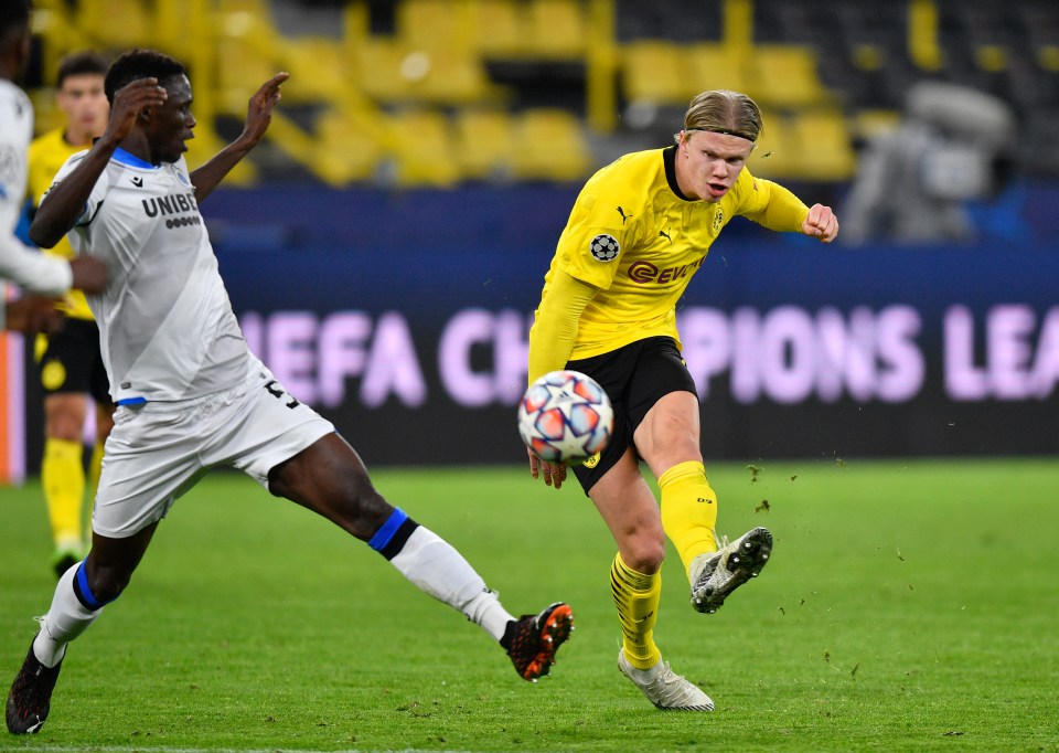 Erling Haaland has attracted the interest of both Manchester United and rivals City