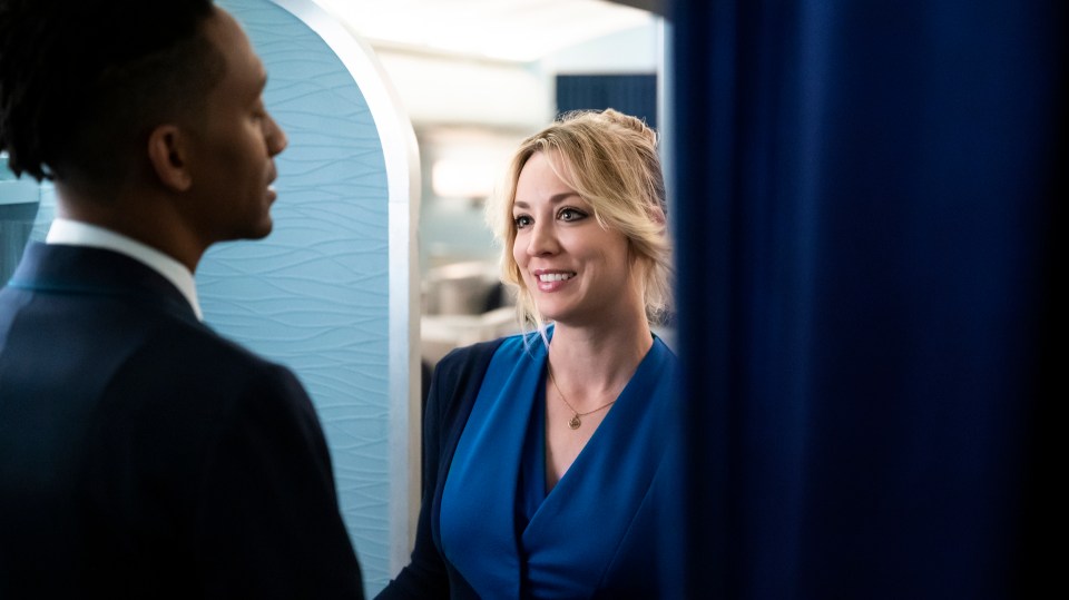 Kaley is currently starring in the HBO Max miniseries The Flight Attendant 