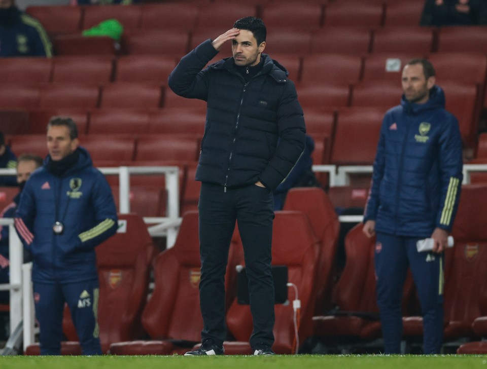 Arteta's flops have struggled to create chances to get shots off this season