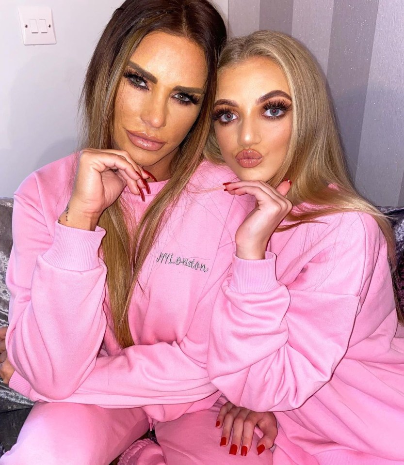 The teen with mum Katie Price