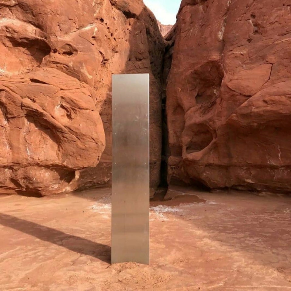 On November 18, a similar monolith was found in Red Rock Desert in Utah, US