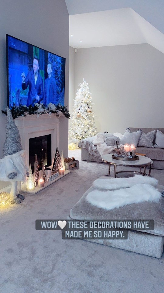 Love Island's Molly-Mae Hague has transformed her home into a winter wonderland 