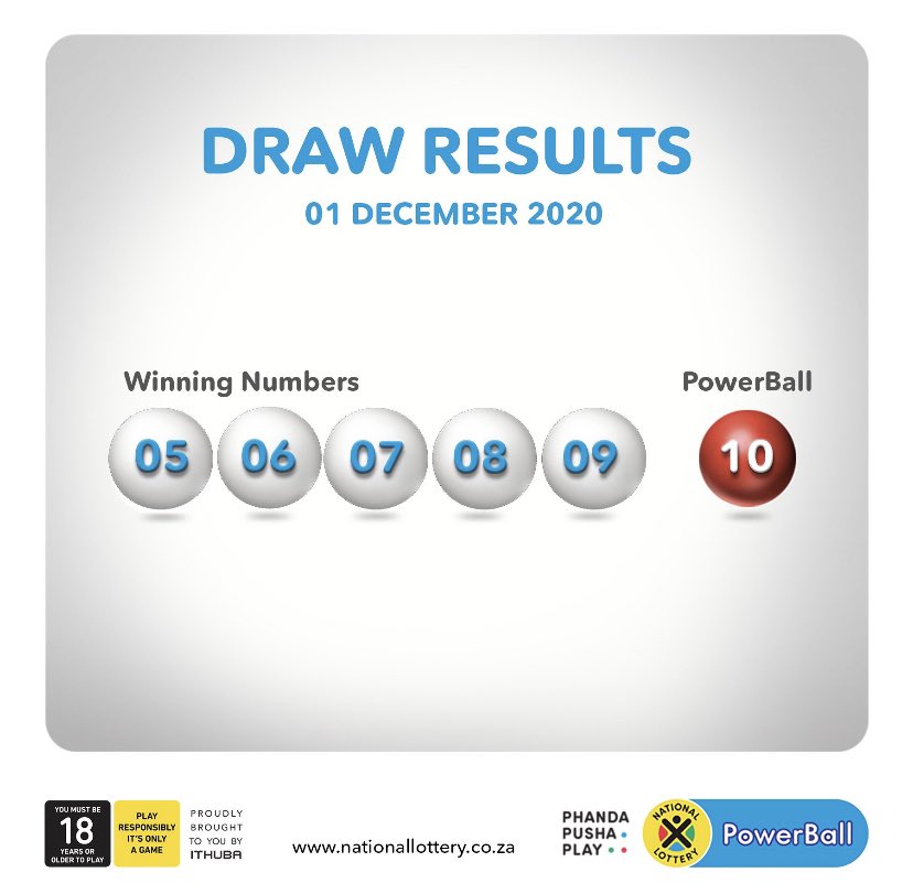 The astonishing numbers drawn on live TV in South Africa led to 20 tickets winning the jackpot