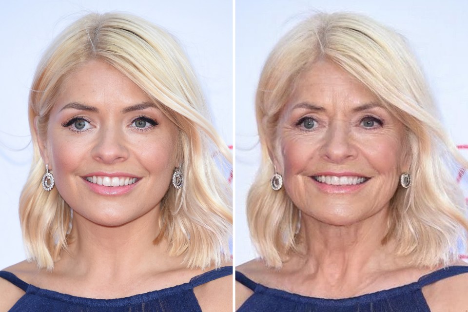 Holly Willoughby makes a very glam older woman