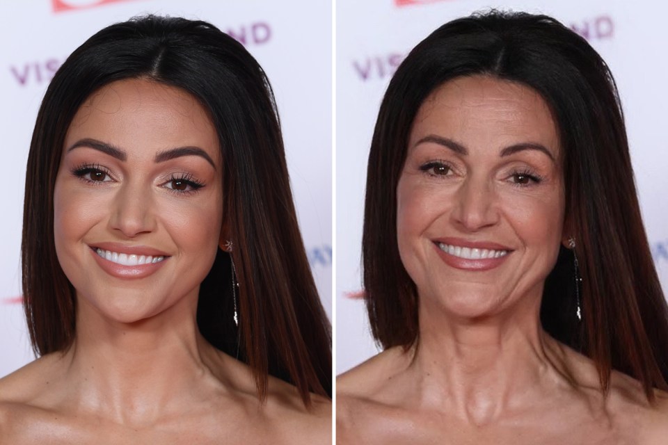 The Russian FaceApp has revealed how your favourite celebs, including Michelle Keegan, will look when they're older