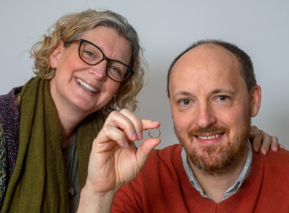 Alex Francis has been reunited with his wedding ring he'd lost six years previously after a Facebook post was spotted by friends of wife Jo