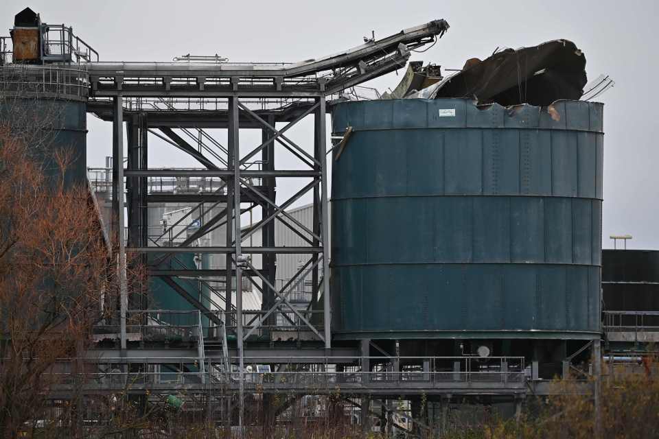 The silo explosion killed four workers who were at the Wessex Water site at the time