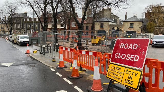 The public has been warned to avoid the area as works continue