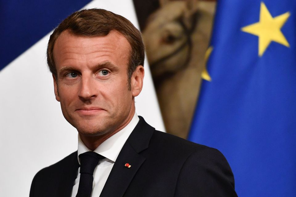 French leader Emmanuel Macron has caved in after pressure from Britain and the EU to end a 48-hour blockade