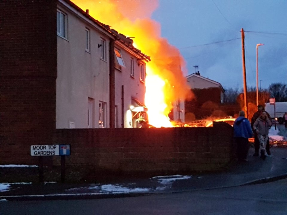 Locals said they thought their own houses had exploded, the bang was so loud