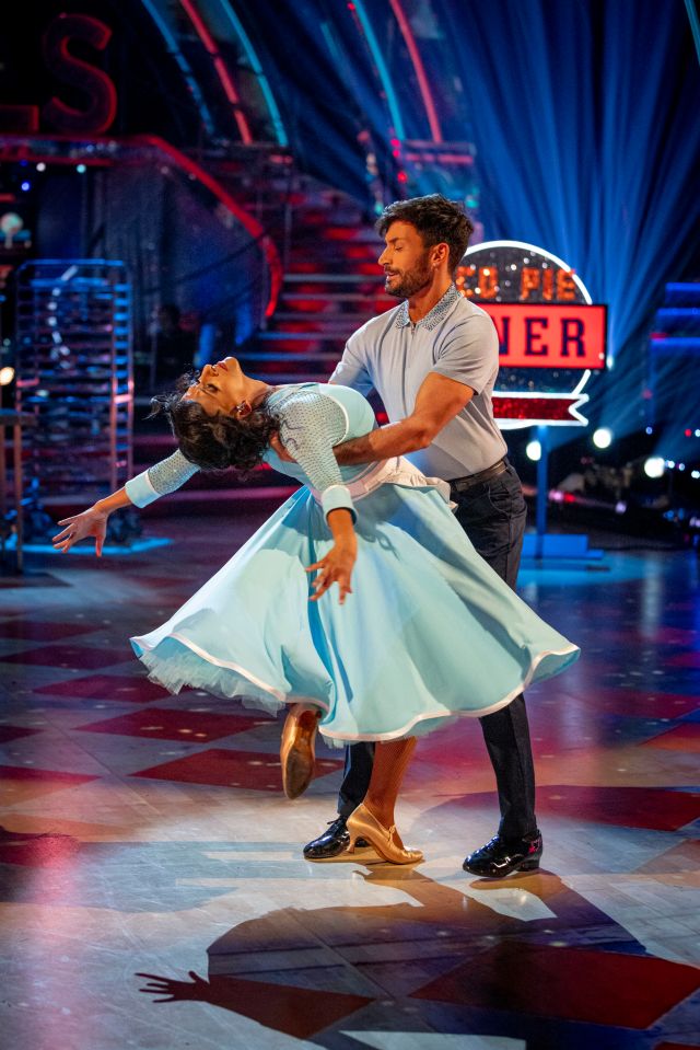 Ranvir and her Strictly partner Giovanni Pernice