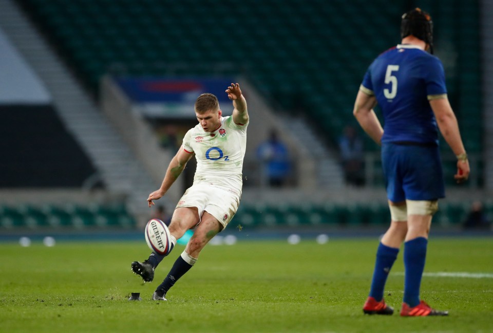  Owen Farrell and his Red Rose team-mates may have to beat France using a shootout