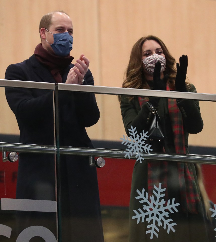 The Duke and Duchess of Cambridge clapped along as Shaky belted out his 1984 Christmas number one hit