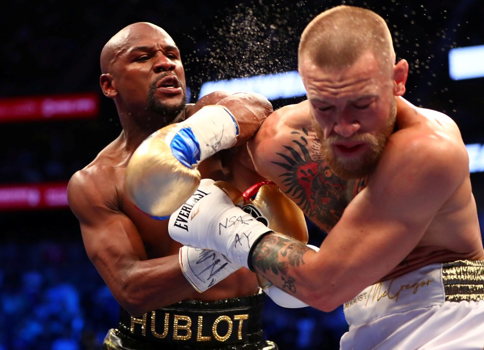 McGregor’s sole boxing fight ended in defeat to Floyd Mayweather in 2017